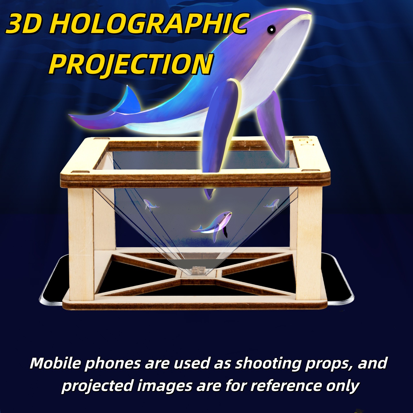 Science Hobby Kit - DIY 3D ホログラフィックプロジェクターキット 物理科学実験 手作りパズル STEM