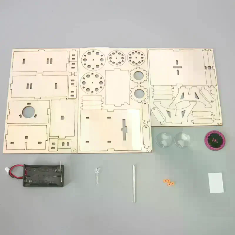 木製DIYフィルムプロジェクター物理モデルキット STEM科 - Science Hobby Kit のレビューと価格
