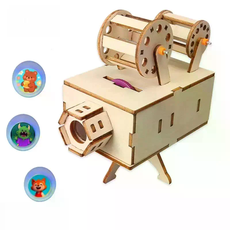 木製DIYフィルムプロジェクター物理モデルキット STEM科 - Science Hobby Kit のレビューと価格