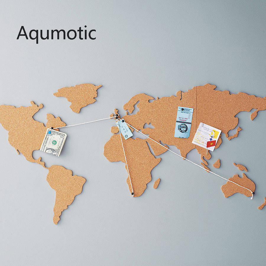Aqumatic Cork世界地図旅行メッセージボード世界地 - Star Map Poster のレビューと価格