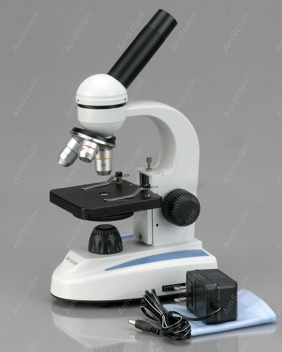 AmScope 学生子供用金属フレームガラス光学生物単眼複合 - Amscope Microscope Kid Microscope のレビューと価格
