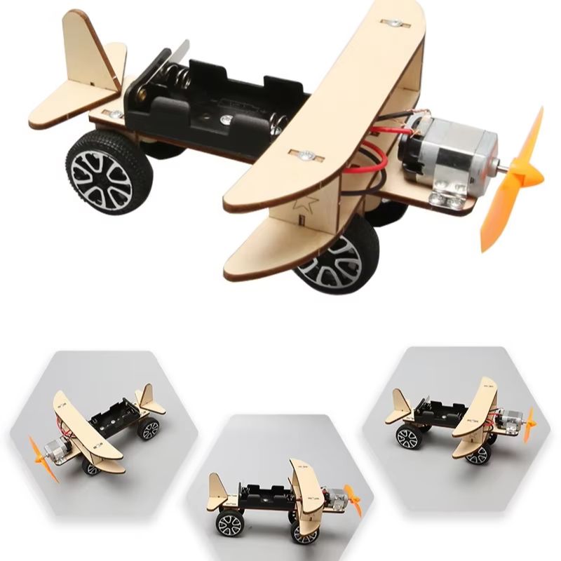 DIY 組み立て式電動グライダー木製飛行機模型科学実験キット - Science Hobby Kit のレビューと価格