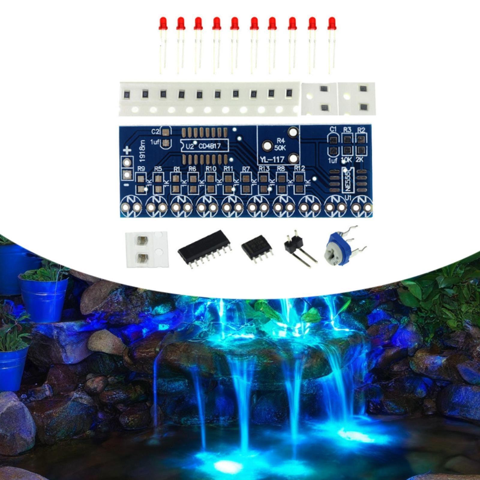 ランニングライトボード DIY 電子回路キット NE555  - Science Hobby Kit のレビューと価格