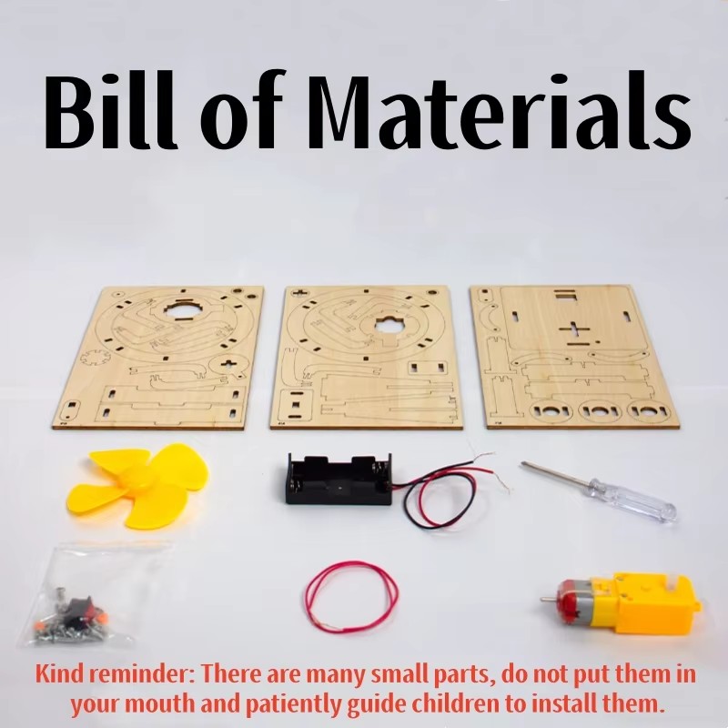 楽しい STEAM DIY 科学実験キット 電気振動ファン  - Science Hobby Kit のレビューと価格