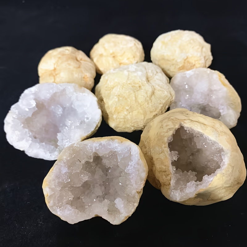 10/20個入り天然クォーツジオードエッグ、瑪瑙ジオード、素 - Geode Crystal Break のレビューと価格