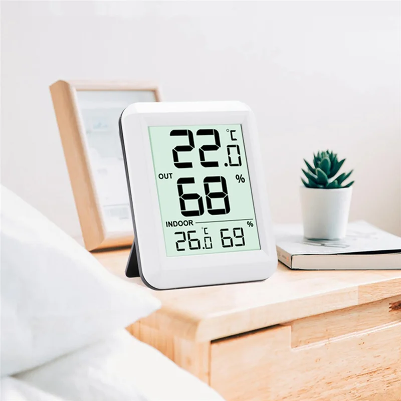 A49T ワイヤレス温度計湿度計ベビールームデジタル LCD - Weather Station Indoor のレビューと価格