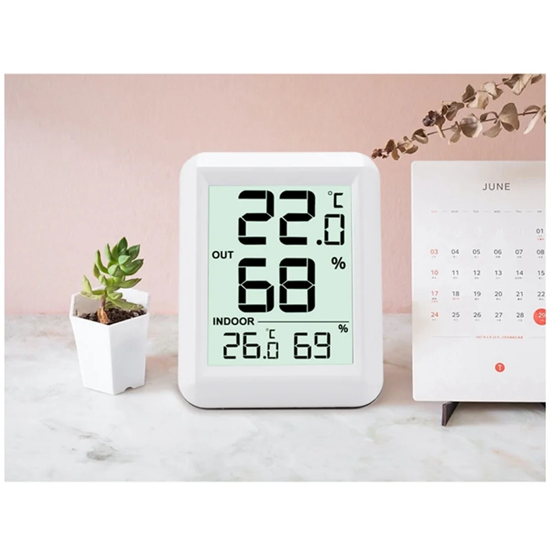 A49T ワイヤレス温度計湿度計ベビールームデジタル LCD - Weather Station Indoor のレビューと価格
