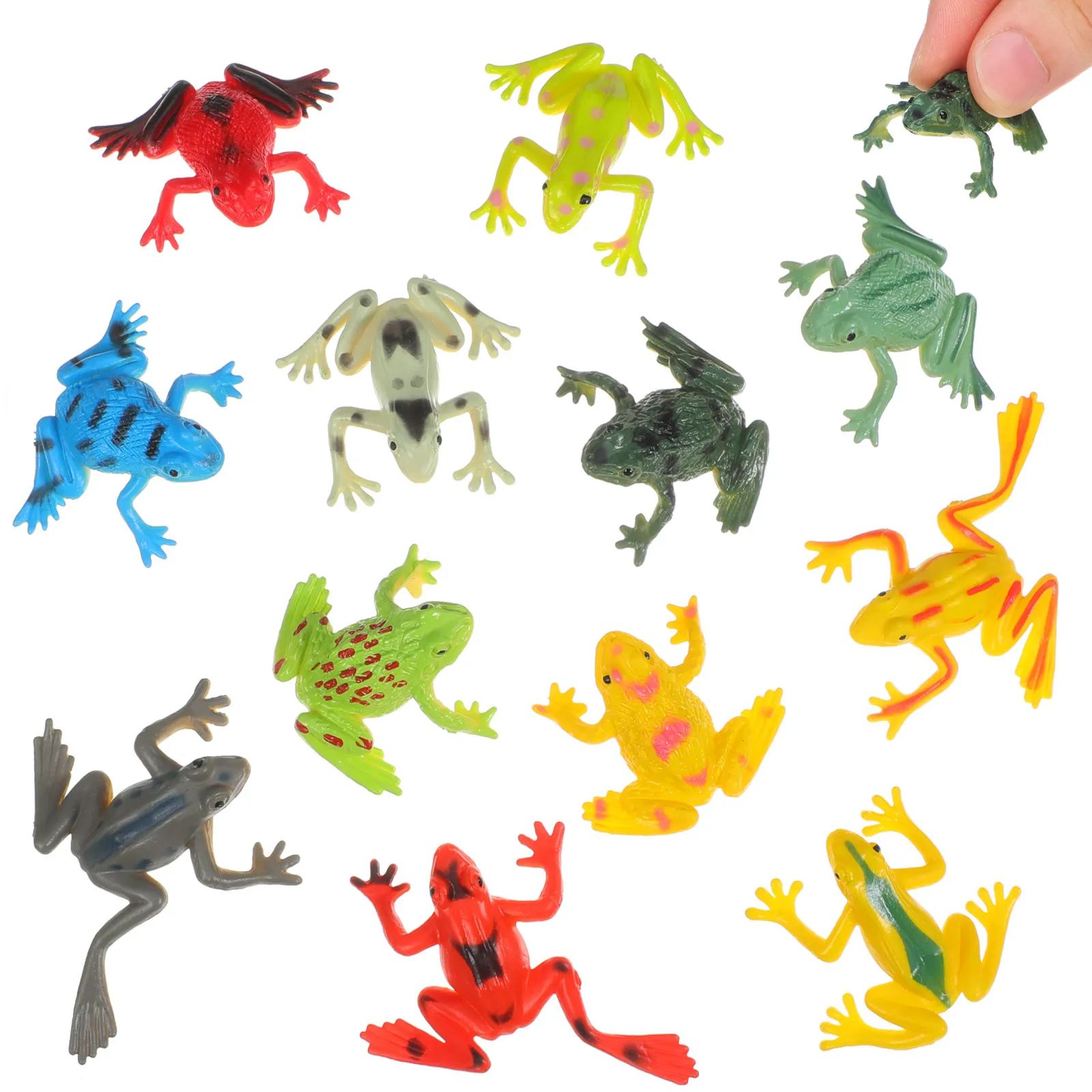 12 個リアルなカエル像子供科学おもちゃ PVC 熱帯ツリー - Science And Hobby のレビューと価格
