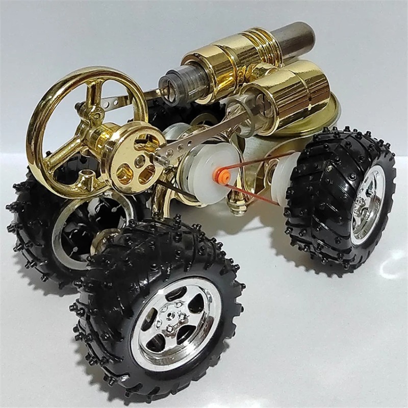 ミニ外部燃焼エンジンモデル、蒸気動力科学玩具、物理実験教育用 - Science Toy のレビューと価格