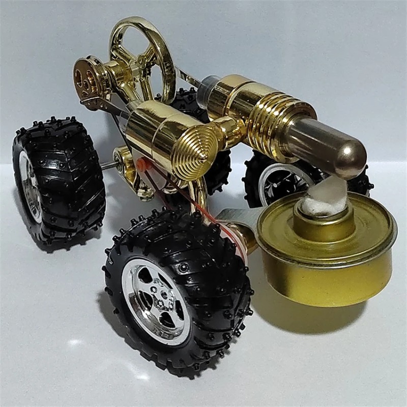 ミニ外部燃焼エンジンモデル、蒸気動力科学玩具、物理実験教育用 - Science Toy のレビューと価格