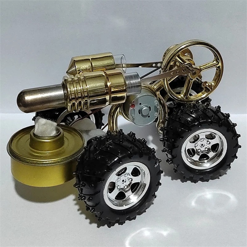 ミニ外部燃焼エンジンモデル、蒸気動力科学玩具、物理実験教育用 - Science Toy のレビューと価格