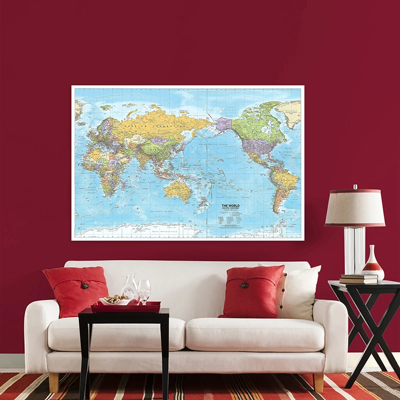 世界地図 2012 生地大型ポスタープリント壁掛けアート背景 - Star Map Poster のレビューと価格