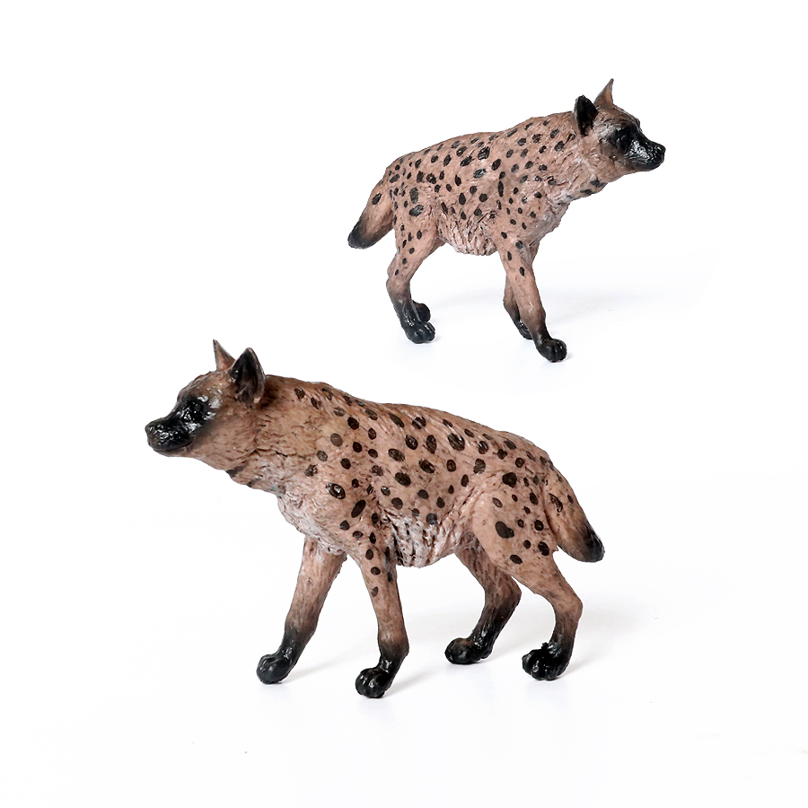 リアルなプラスチック野生動物ハイエナ、たてがみオオカミ、アフ - Science Toy のレビューと価格