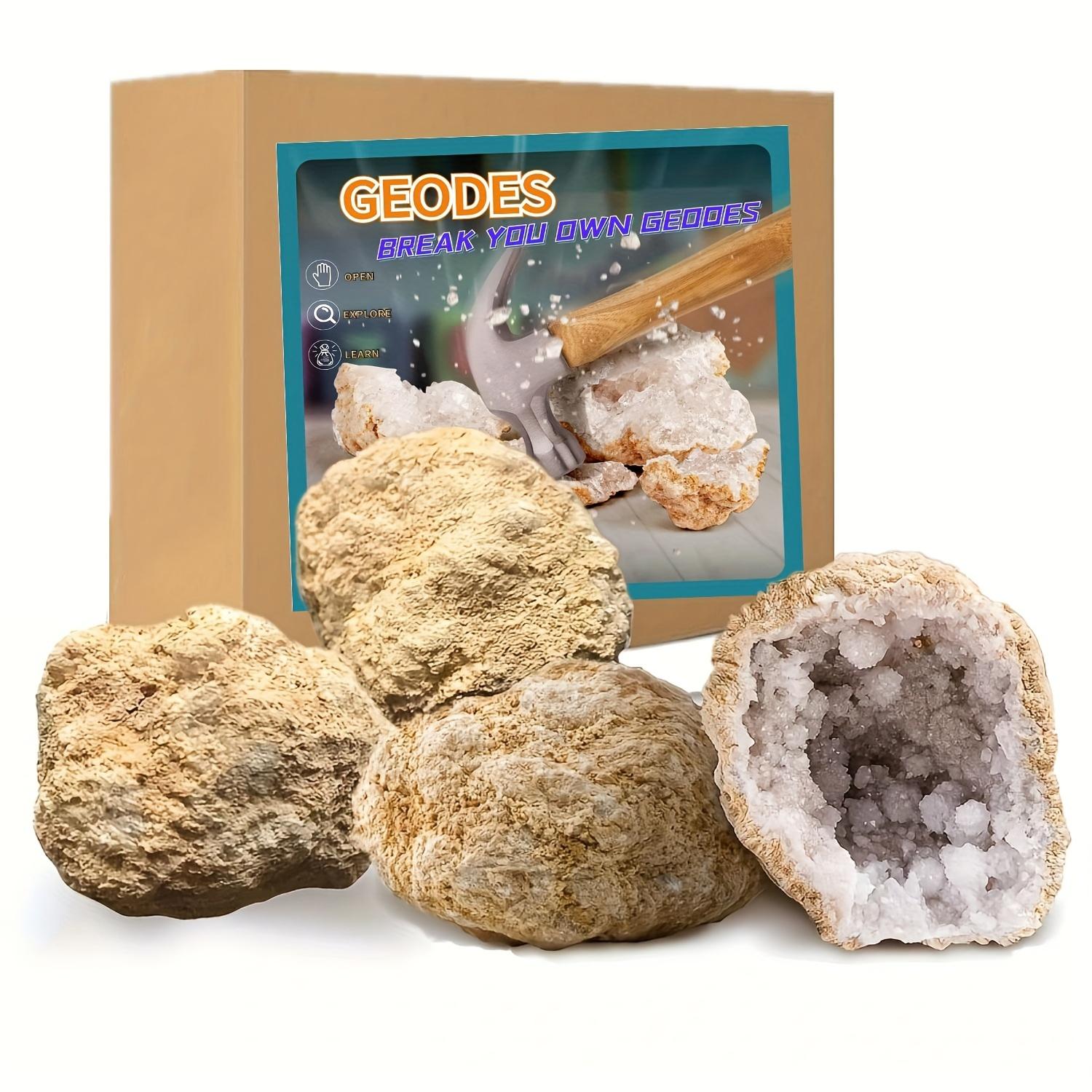 1個/3個/4個/5個/6個（1.2-2インチ）天然クォーツ - Geode Crystal Break のレビューと価格