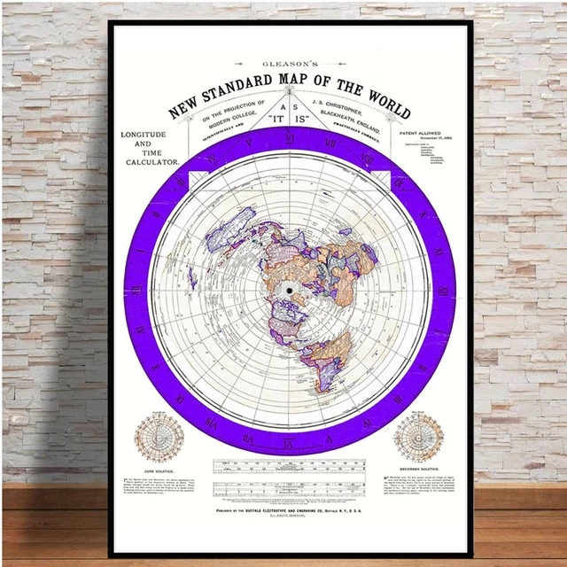 家のポスターとプリント,フラット地球,映画,世界地図,モダン - Star Map Poster のレビューと価格