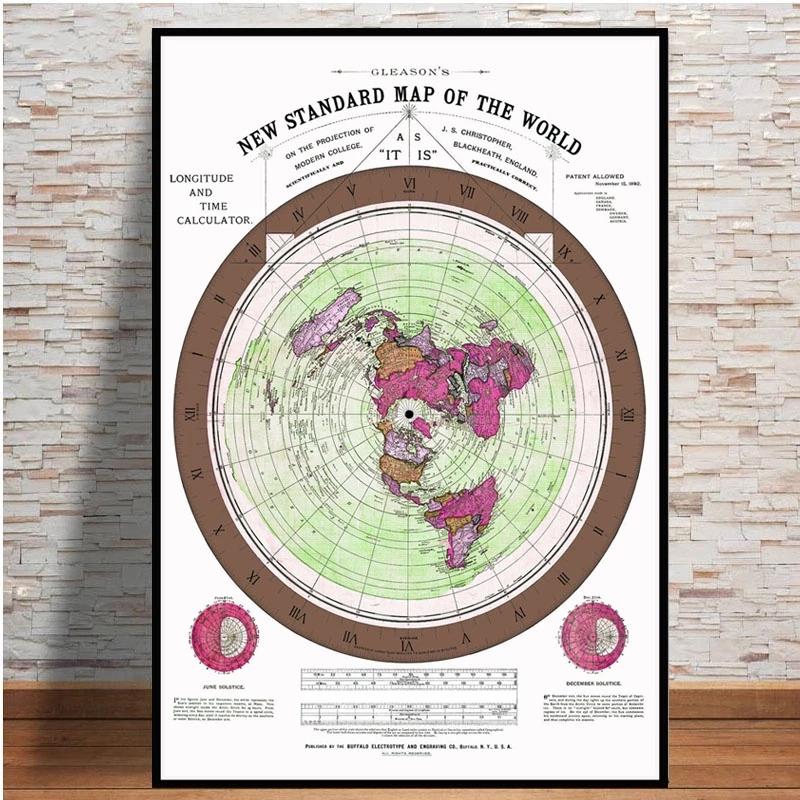 家のポスターとプリント,フラット地球,映画,世界地図,モダン - Star Map Poster のレビューと価格