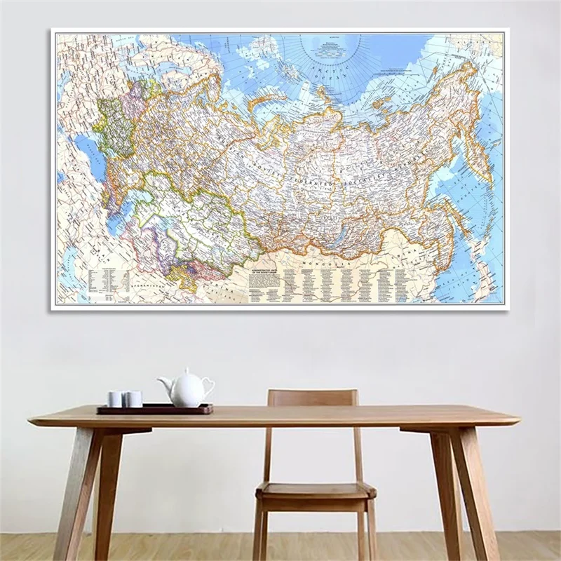 世界地図のレトロなポスター,ロシアの壁画,絵画,教育,事務用 - Star Map Poster のレビューと価格
