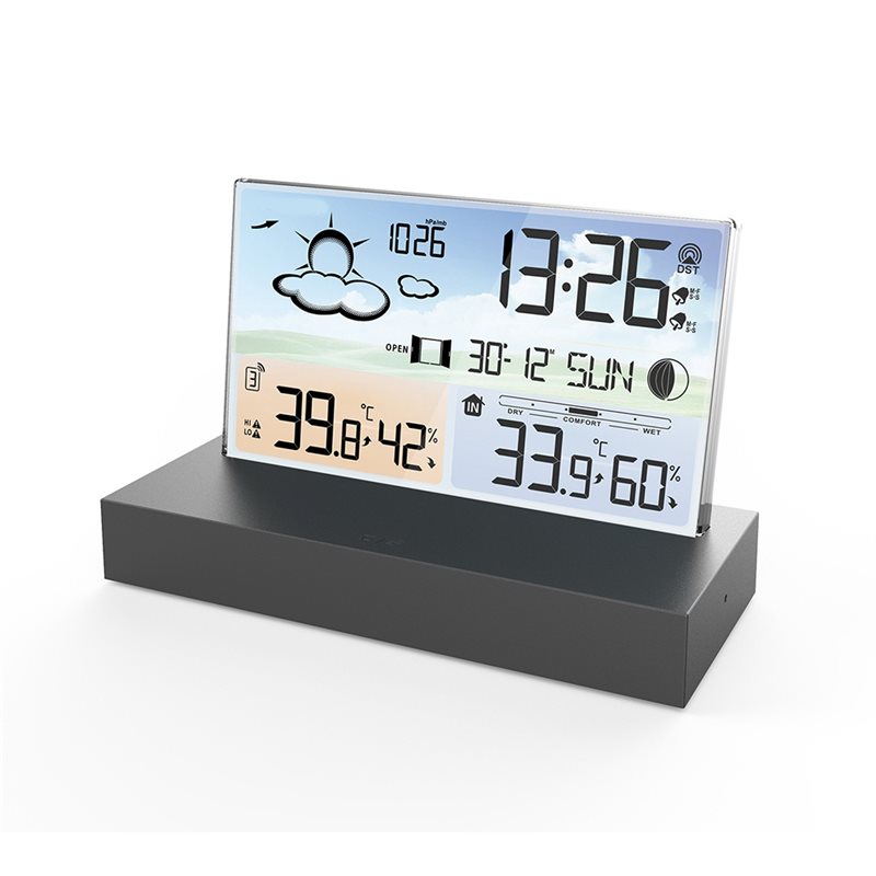 新入荷-デジタル気象ステーション、屋内&屋外温度センサー、湿 - Weather Station Indoor のレビューと価格